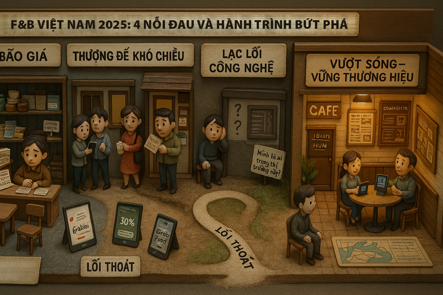 F&B Việt Nam 2025: 4 nỗi đau và hành trình bứt phá